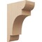 Ekena Millwork 9"W x 18"D x 27"H Classic New Brighton Rough Cedar Woodgrain TimberThane Corbel, Primed Tan CORUR09X18X27NEBRCPR - alternate 1